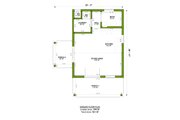 Traditional Style House Plan - 0 Beds 1 Baths 399 Sq/Ft Plan #1106-144 Floor 