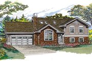 Traditional Style House Plan - 3 Beds 2 Baths 1317 Sq/Ft Plan #47-343 