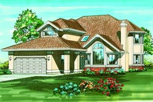 Traditional Exterior - Front Elevation Plan #47-556