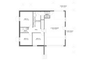 Traditional Style House Plan - 2 Beds 2 Baths 1496 Sq/Ft Plan #1060-409 Floor 