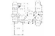 European Style House Plan - 5 Beds 4 Baths 5725 Sq/Ft Plan #417-443 