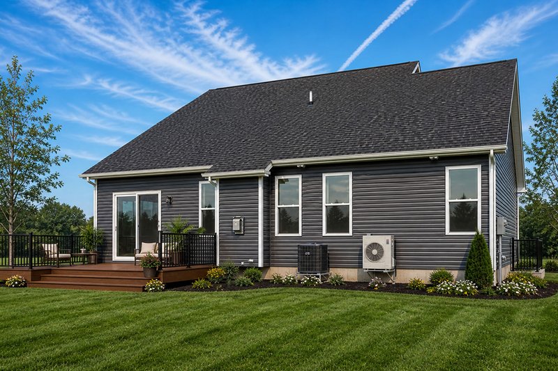 Dream House Plan - Exterior - Rear Elevation for Craftsman House Plan #20-2154 - 3 bed, 2.5 bath