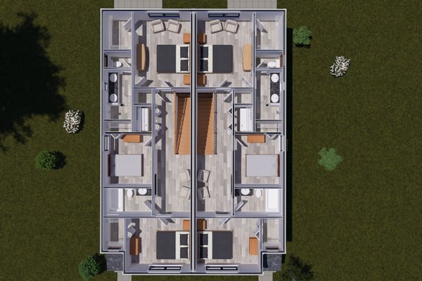 House Blueprint - Traditional Floor Plan - Upper Floor Plan #513-2413