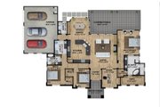 Country Style House Plan - 3 Beds 3 Baths 2907 Sq/Ft Plan #1110-33 