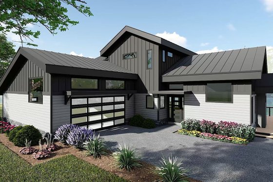 Exterior - Other Elevation 4 for Contemporary House Plan #932-1273 - 4 bed, 3 bath