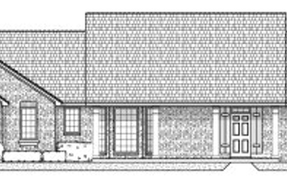 Exterior - Front Elevation for Traditional House Plan #65-395 - 3 bed, 3 bath