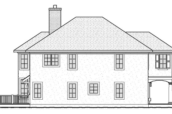 Exterior - Other Elevation 1 for European House Plan #901-48 - 4 bed, 3.5 bath