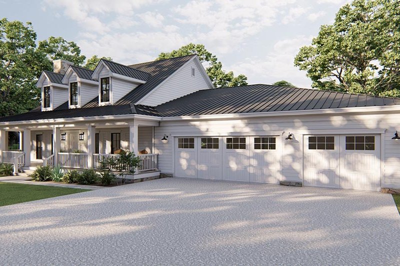 Architectural House Design - Exterior - Other Elevation 1 for Farmhouse House Plan #923-278 - 3 bed, 3 bath