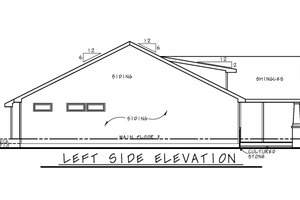 Exterior - Other Elevation for Cottage House Plan #20-2399 - 3 bed, 2 bath