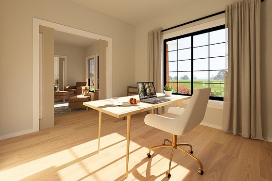 Interior - Bedroom for Farmhouse House Plan #126-236 - 2 bed, 2 bath