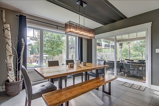 Interior - Dining Room for Country House Plan #23-2529 - 3 bed, 1 bath