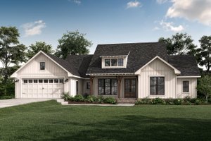 Exterior - Front Elevation 3 for Farmhouse House Plan #430-245 - 3 bed, 2.5 bath