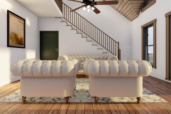 Interior - Family Room for Beach House Plan #923-414 - 3 bed, 2.5 bath