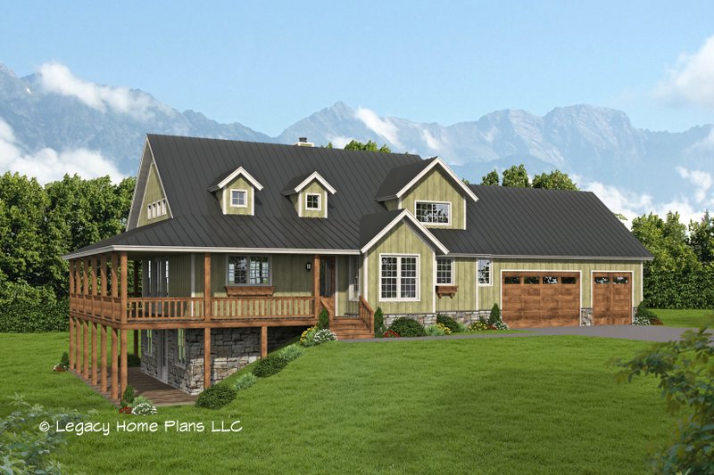 Home Plan - Southern Exterior - Front Elevation Plan #932-580