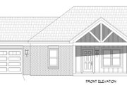 Traditional Style House Plan - 3 Beds 2 Baths 1251 Sq/Ft Plan #932-536 