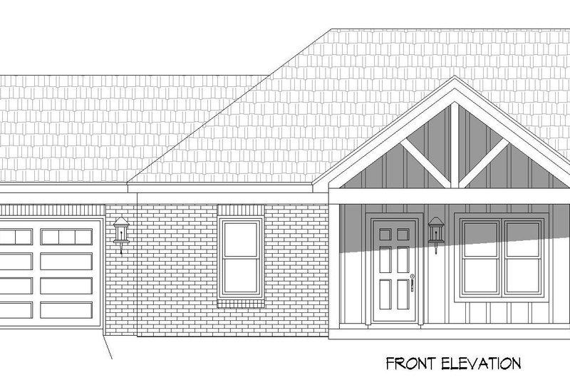 Dream House Plan - Exterior - Front Elevation 3 for Traditional House Plan #932-536 - 3 bed, 2 bath