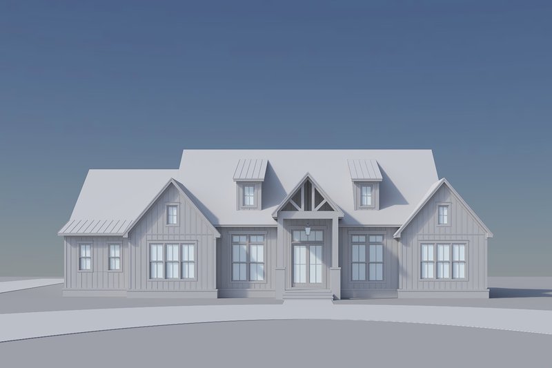 Dream House Plan - Exterior - Front Elevation 14 for Farmhouse House Plan #430-408 - 3 bed, 3.5 bath