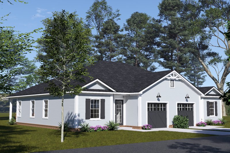 Architectural House Design - Exterior - Other Elevation 1 for Cottage House Plan #513-2461 - 3 bed, 2 bath