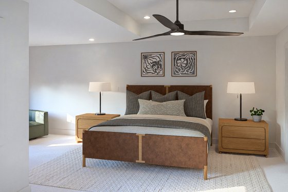 Interior - Master Bedroom for Farmhouse House Plan #455-781 - 3 bed, 3 bath