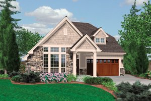 Traditional Exterior - Front Elevation Plan #48-568