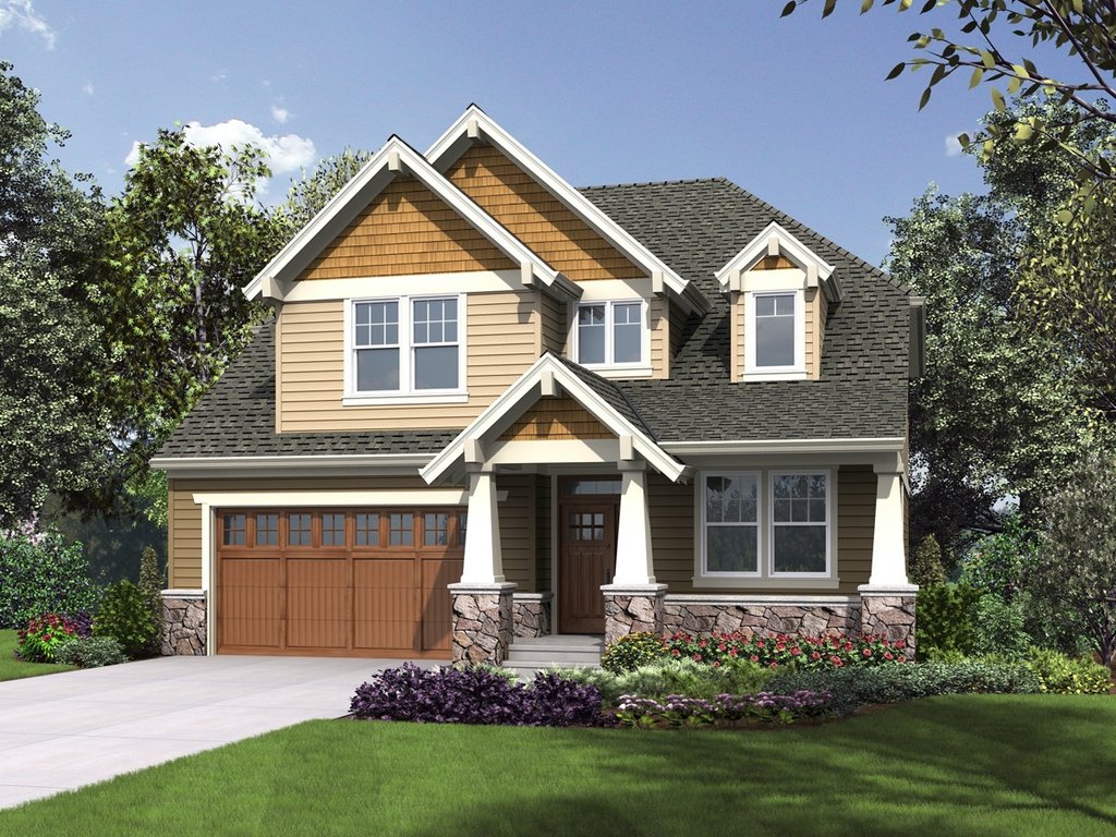 Cottage Style House Plan - 5 Beds 3.5 Baths 3800 Sq/Ft Plan #48-1018 ...