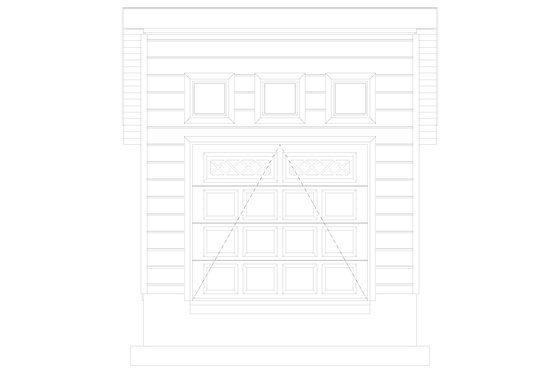 Exterior - Front Elevation 5 for Modern House Plan #1060-229, 0 bath