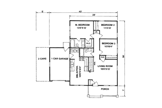 1000 sft craftsman house plan