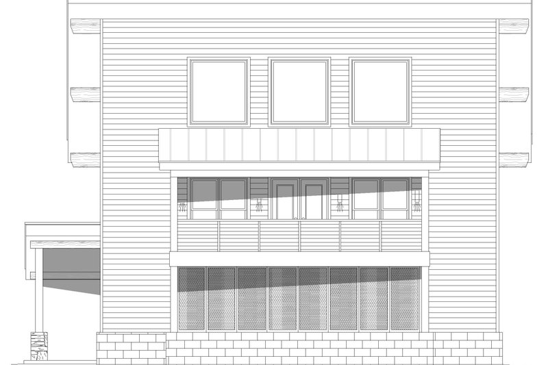 Architectural House Design - Exterior - Other Elevation 1 for Contemporary House Plan #932-561 - 3 bed, 2 bath