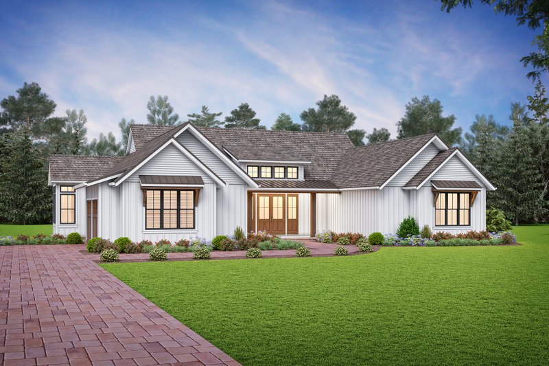 Dream House Plan - Country Exterior - Front Elevation Plan #48-1137