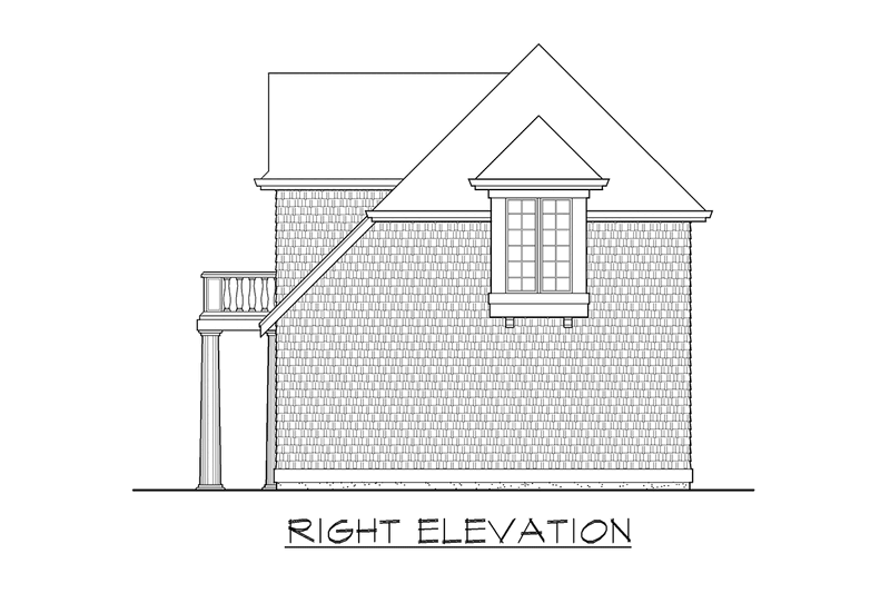 Home Plan - Cottage Exterior - Other Elevation Plan #132-189