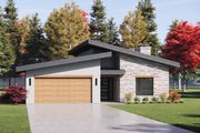 Modern Style House Plan - 3 Beds 2 Baths 1801 Sq/Ft Plan #1096-180 Exterior 