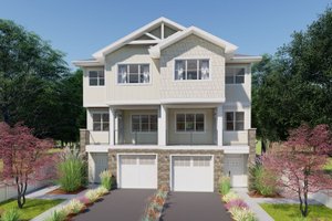 Craftsman Exterior - Front Elevation Plan #126-276