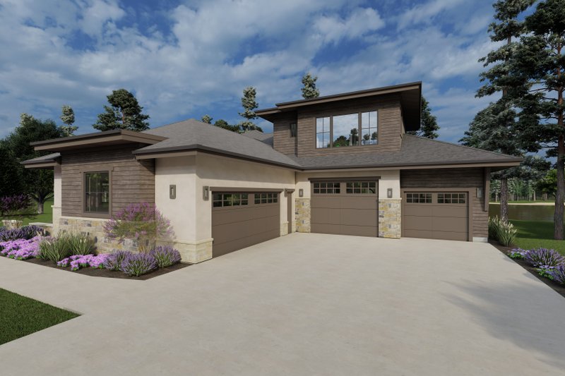 Home Plan - Exterior - Front Elevation 5 for Contemporary House Plan #1069-31 - 5 bed, 5.5 bath
