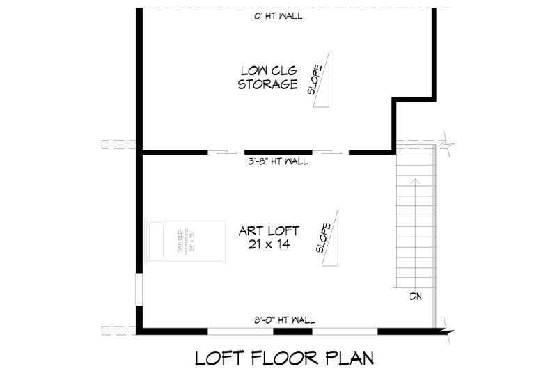 Dream House Plan - Floor Plan - Upper Floor 1 for Contemporary House Plan #932-1314 - 3 bed, 2.5 bath