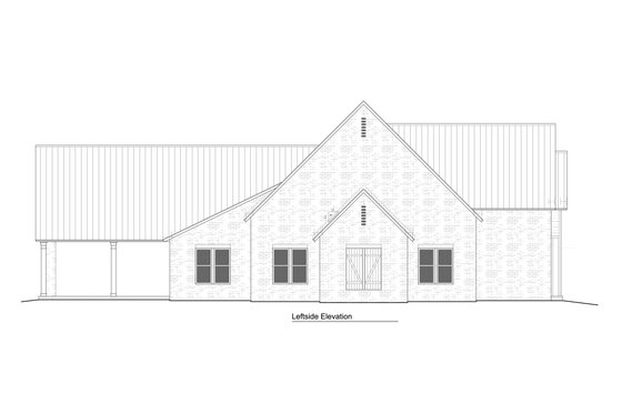 Exterior - Other Elevation for Farmhouse House Plan #1081-12 - 4 bed, 4.5 bath