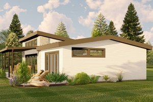 Exterior - Other Elevation for Modern House Plan #1064-210 - 1 bed, 1 bath