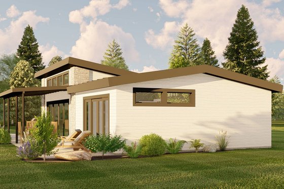 Exterior - Other Elevation for Modern House Plan #1064-210 - 1 bed, 1 bath