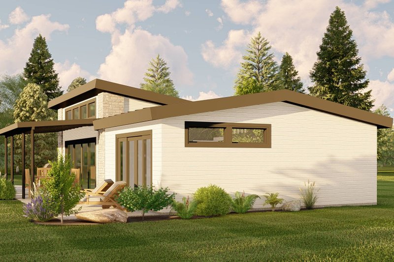 House Plan Design - Exterior - Other Elevation for Modern House Plan #1064-210 - 1 bed, 1 bath