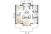 Traditional Style House Plan - 3 Beds 1 Baths 1707 Sq/Ft Plan #23-580 