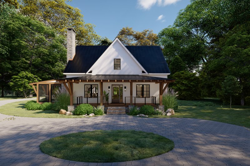 Architectural House Design - Southern Exterior - Front Elevation Plan #1094-4