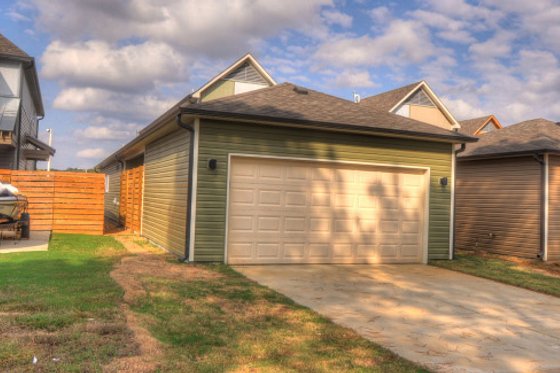 Exterior - Rear Elevation for Contemporary House Plan #932-7 - 3 bed, 2 bath