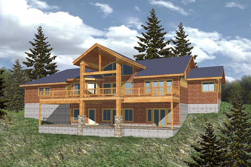 House Design - Modern Exterior - Front Elevation Plan #117-276