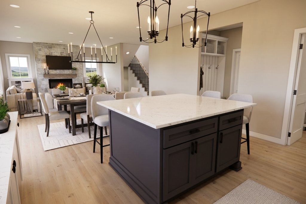 Interior - Kitchen for Farmhouse House Plan #51-1524 - 3 bed, 2.5 bath