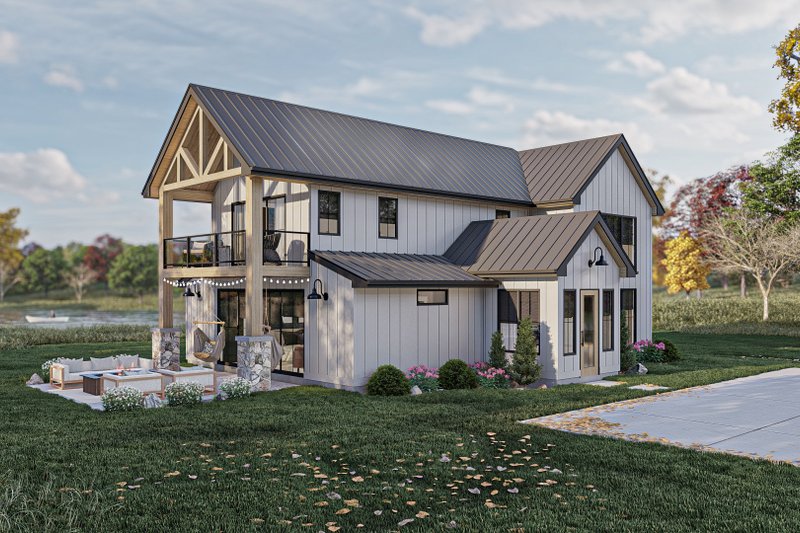 Architectural House Design - Modern Exterior - Front Elevation Plan #455-587
