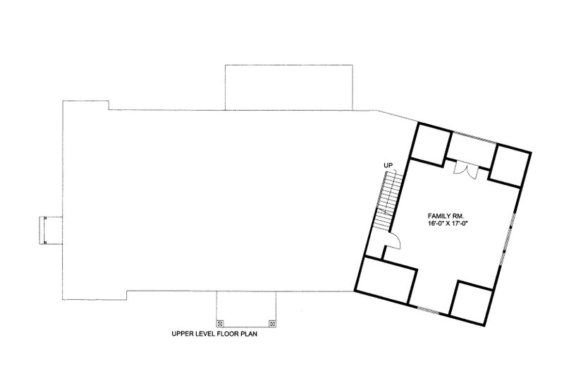 House Plan Design - Floor Plan - Upper Floor for Ranch House Plan #117-1096 - 3 bed, 3.5 bath