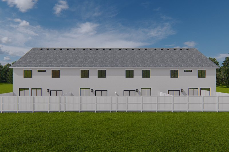 House Design - Exterior - Rear Elevation for Farmhouse House Plan #1060-320 - 12 bed, 8 bath