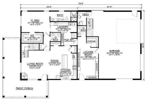 House Plan Design - Barndominium Floor Plan - Main Floor Plan #1064-220