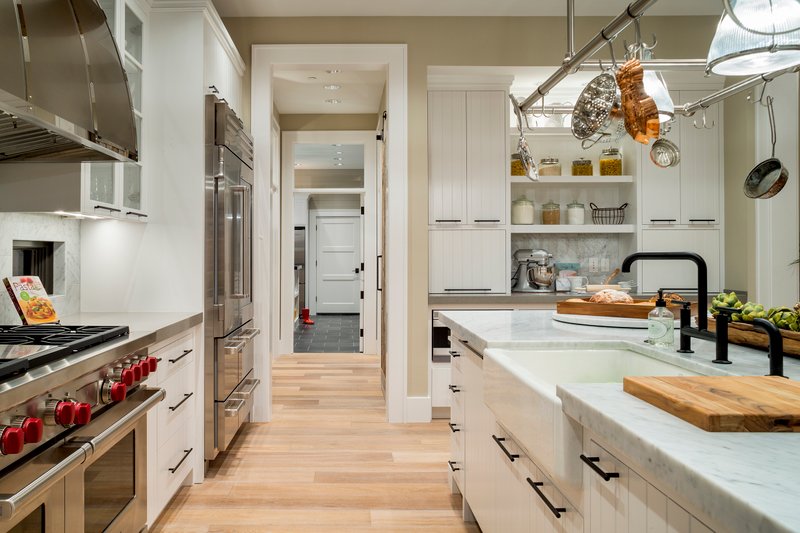 House Plan Design - Kitchen - 4900 square foot Colonial home