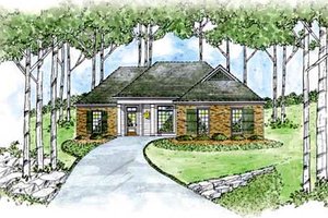 Traditional Exterior - Front Elevation Plan #36-130