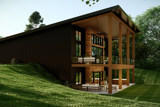 Modern Exterior - Other Elevation Plan #1064-280